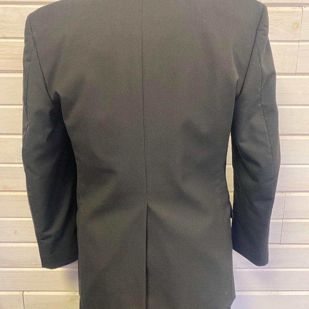 Men's Jean Ives Black Tuxedo Single Button Jacket -Weddings Affordable Tux-Prom - Picture 7 of 10